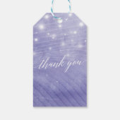 Mason Jars & String Lights Hochzeit Dankeschön Ges Geschenkanhänger (Rückseite)