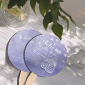 Mason Jars String Lights Hochzeitsprogramm Fächer