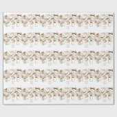 Mason Jars und Hübsche Blume Geschenkpapier (Flach)