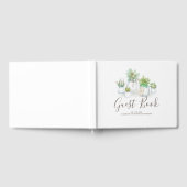 Mason Jars und kleine Sukkulente Moderne Hochzeit Gästebuch (Voll)