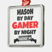 Mason Lieben Videospiele spielen Ornament Aus Metall (Links)