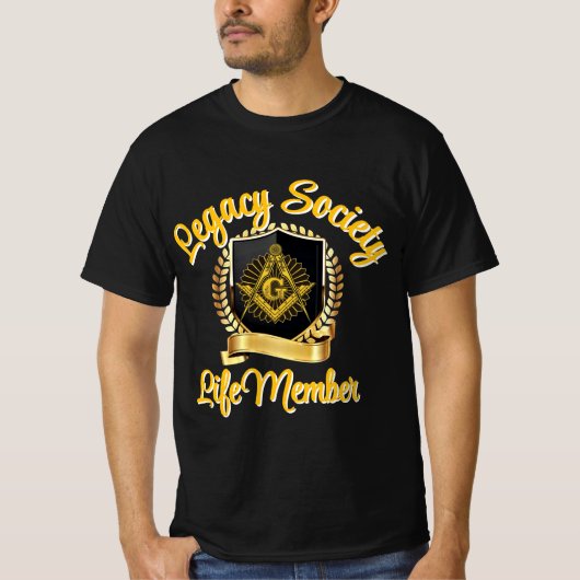 Mason Life Mitglied T-Shirt (Vorderseite)