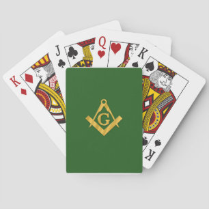 Mason Masonic auf Green Spielkarten
