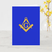 Mason - Masonic Blue Karte (Gelbe Blume)