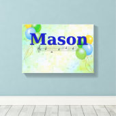 Mason Name Leinwand (Insitu (Holzboden))