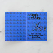 Mason, Name, Logo, Geburtstagskarte. Karte (Innenseite)