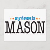Mason Name Postkarte (Vorderseite)
