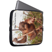 Mason Orangutan Orphan Lend a Hand Electronics Bag Laptopschutzhülle (Vorne Rechts)