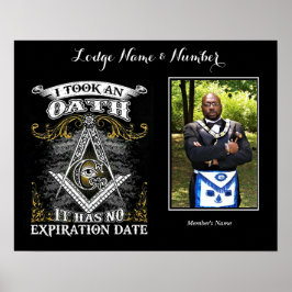 Mason Personalize Foto Poster