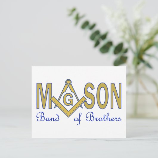 Mason Postkarte (Stehend Vorderseite)