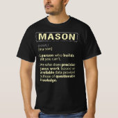 Mason Real American Definition T-Shirt (Vorderseite)