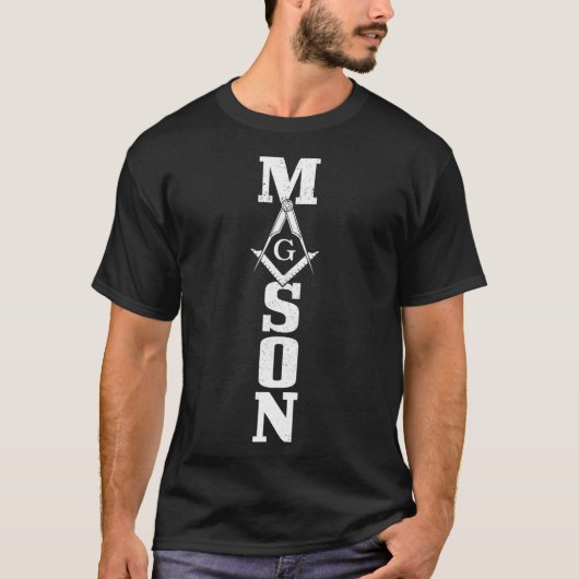 Mason Square _ Compass Masonic Symbol Freemason Sh T-Shirt (Vorderseite)