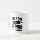 Mason Stone Strong Benutzername Tasse (Vorderseite Links)