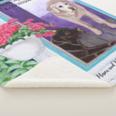 Mason und Megan mit einem Zitat-Sherpa-Decken Sherpadecke (3/4)