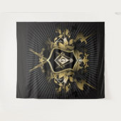 MASON WAPPEN WANDTEPPICH (Vorderseite (Horizontal))