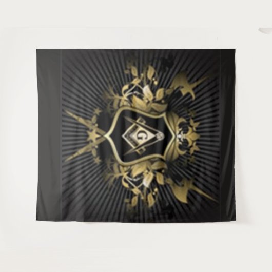 MASON WAPPEN WANDTEPPICH (Vorderseite (Horizontal))