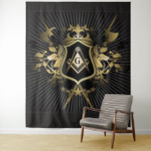 MASON WAPPEN WANDTEPPICH (Beispiel)