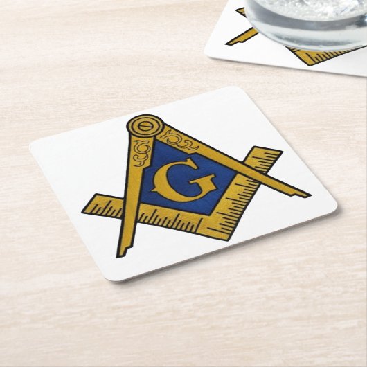 MASONEN CUSTOM SQUARE-UNTERSETZER RECHTECKIGER PAPPUNTERSETZER (angewinkelt)