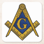 MASONEN CUSTOM SQUARE-UNTERSETZER RECHTECKIGER PAPPUNTERSETZER (Vorderseite)