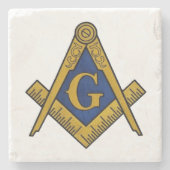 MASONEN-MARBELLENSTEIN-UNTERSETZER STEINUNTERSETZER (Vorderseite)