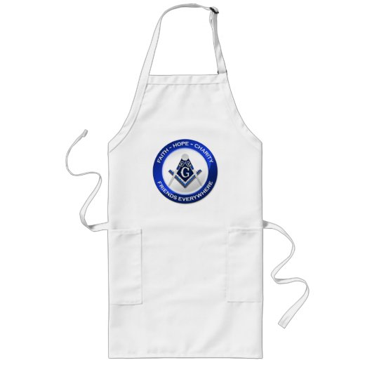 Masonic Apron - Men Lange Schürze (Vorne)