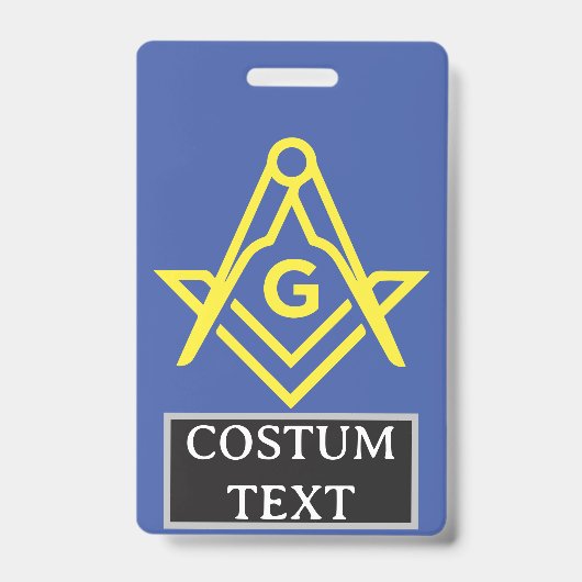 Masonic blue ausweis (Vorderseite)