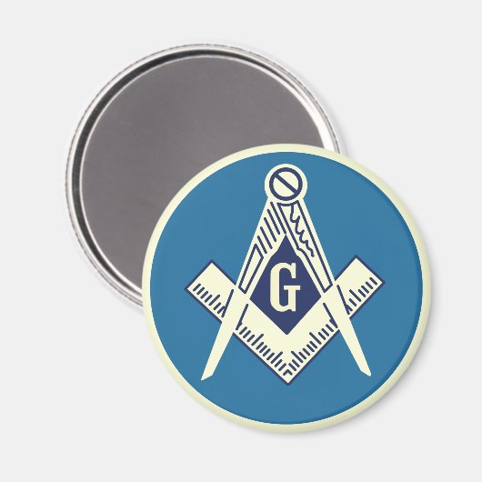 Masonic Blue Lodge Magnete Magnet (Vorderseite/Rückseite)