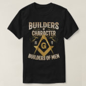 Masonic Builders of Character Freemason T - Shirt (Design vorne)