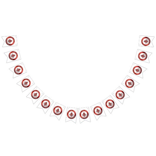 Masonic Bunting Banner Red (Alle)