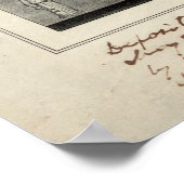 Masonic Chart (1846) Poster (Ecke)