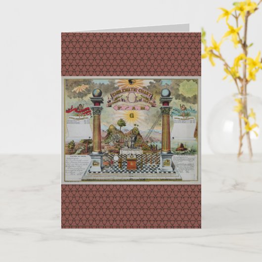 Masonic Chart 2 Karte (Gelbe Blume)