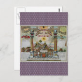 Masonic Chart 2 Postkarte (Vorne/Hinten)