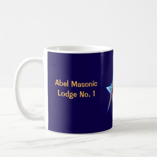 Masonic Coffee Tasse Geschenk für Mason (Links)