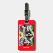 Masonic Colorful Wahrheit Romantische Liebe Freund Gepäckanhänger (Vorderseite vertikal)