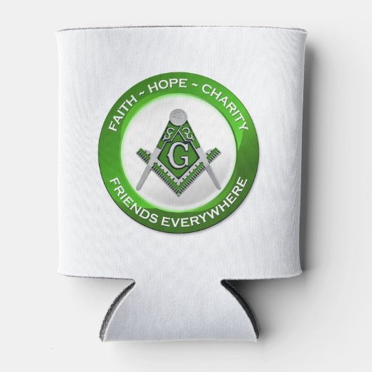 Masonic Cooler Green Dosenkühler (Vorderseite)
