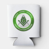 Masonic Cooler Green Dosenkühler (Rückseite)