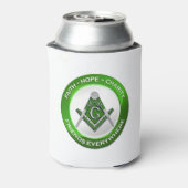 Masonic Cooler Green Dosenkühler (Kanne Rückseite)