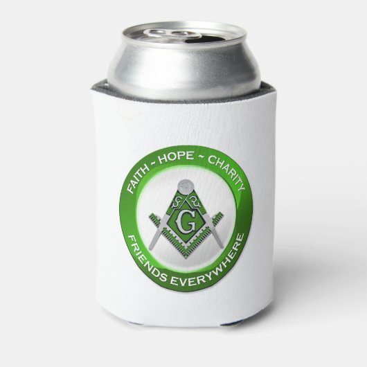 Masonic Cooler Green Dosenkühler (Kanne Rückseite)