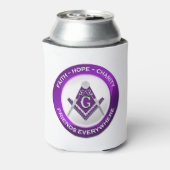 Masonic Cooler Purple Dosenkühler (Kanne Rückseite)