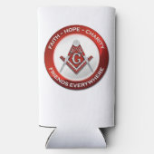 Masonic Cooler Red Selters Dosenkühler (Rückseite)