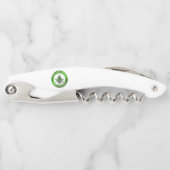 Masonic Corkscrew Green Kellnermesser (Vorderseite)