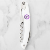 Masonic Corkscrew Purple Kellnermesser (Vorderseite)