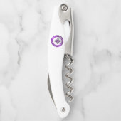 Masonic Corkscrew Purple Kellnermesser (Rückseite)