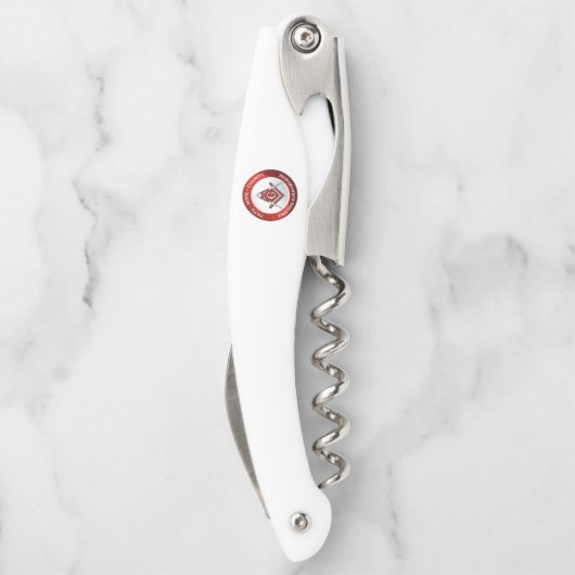 Masonic Corkscrew Red Kellnermesser (Rückseite)
