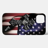 Masonic Cross Case-Mate iPhone Hülle (Rückseite (Horizontal))