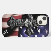Masonic Cross iPhone Hülle (Rückseite (Horizontal))