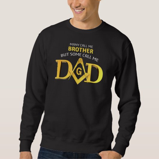 Masonic einigen nennen mich Vater Square Amp Compa Sweatshirt (Vorderseite)