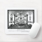 Masonic Emblems Chart aus dem Jahr 1874 Mousepad (Mit Mouse)