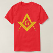Masonic Entertainment Square Compass Freemaso T-Shirt (Design vorne)