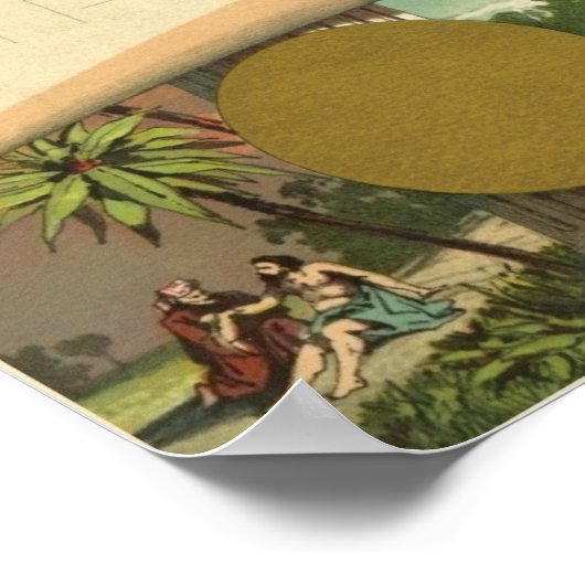 Masonic F&AM Diploma Poster (Ecke)